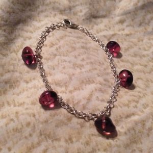 Sterling Silver Amber Bracelet